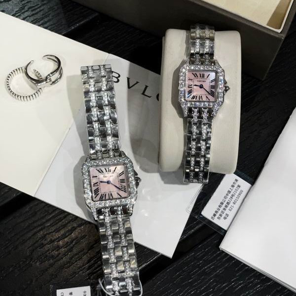Luxury Square Diamond Watch