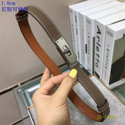 Adjustable Leather Belt 18MM