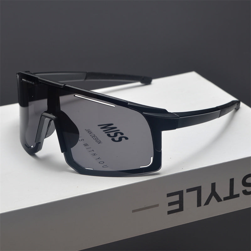 Oversized Shield Sports Sunglasses