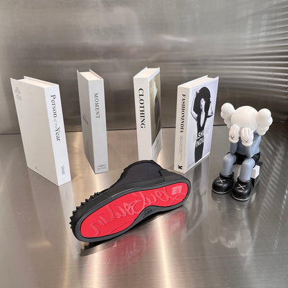 High-Top Studded Sneakers